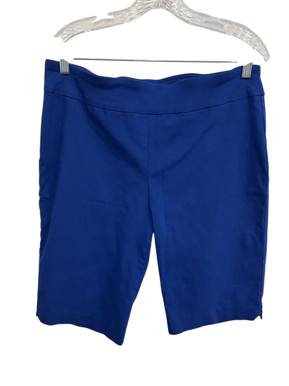 Counterparts Size 16 Royal Blue Stretch Bermuda Shorts Coastal Summer Casual